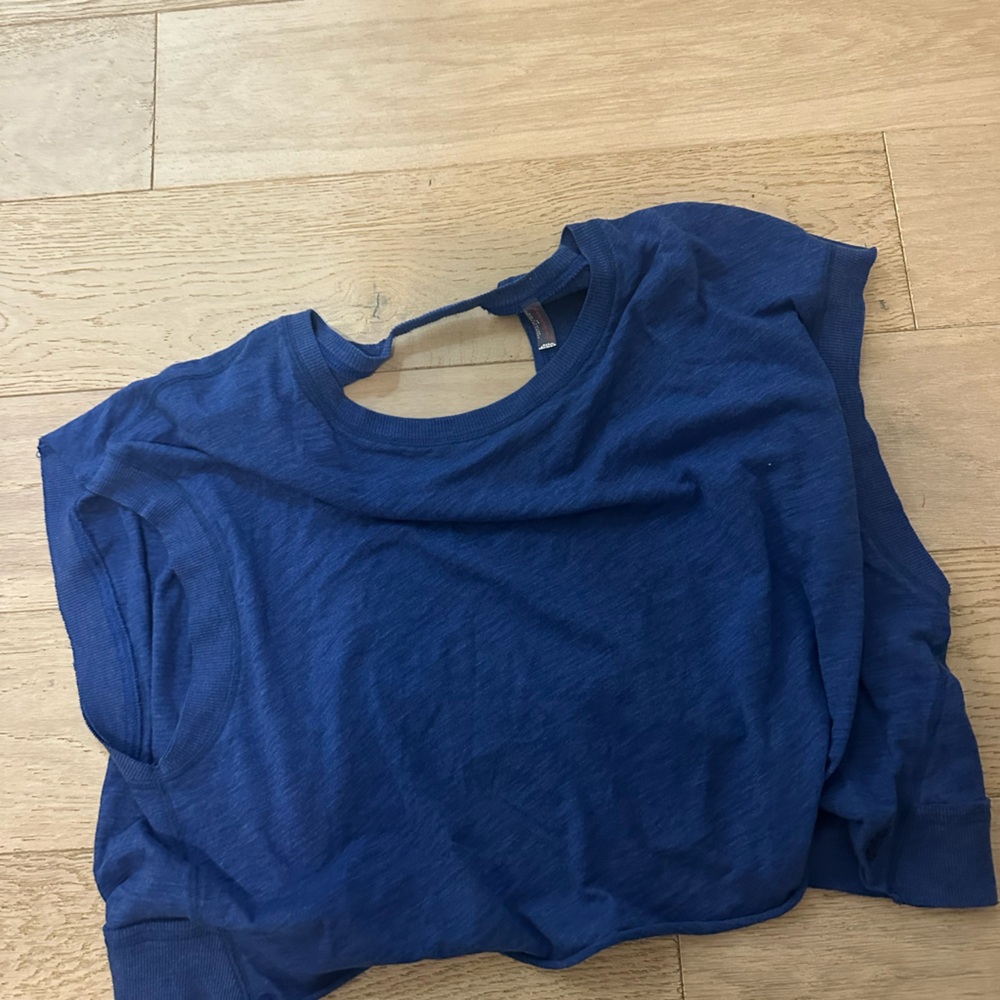 Dark blue Free people shirt